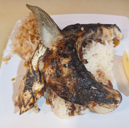Hamachi Kama 1pc with Rice