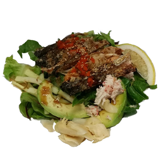 Salmon Skin Salad
